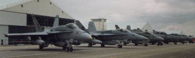 Alignement d'Hornet et de Tomcat